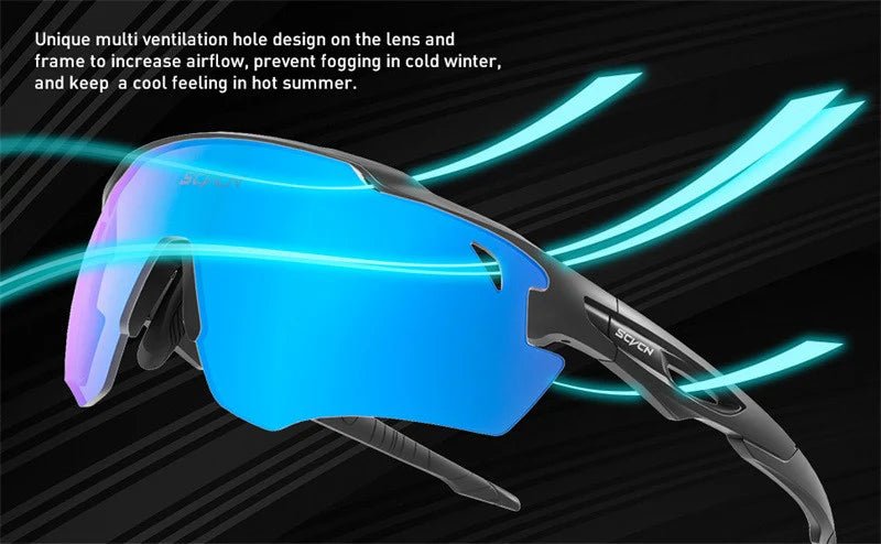 Kapvoe Scvcn X18 Sport Glasses | The Bike Affair