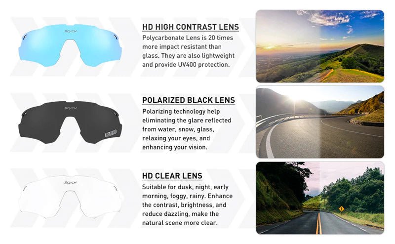 Kapvoe Scvcn X18 Sport Glasses | The Bike Affair