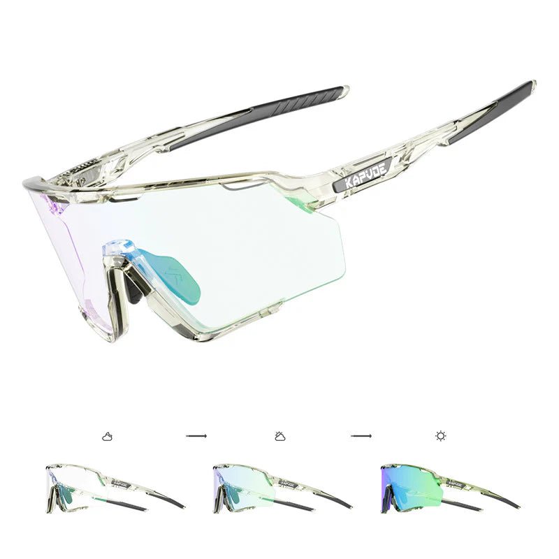 Kapvoe X170 Color Changing Frames Photochromic Sunglasses | The Bike Affair