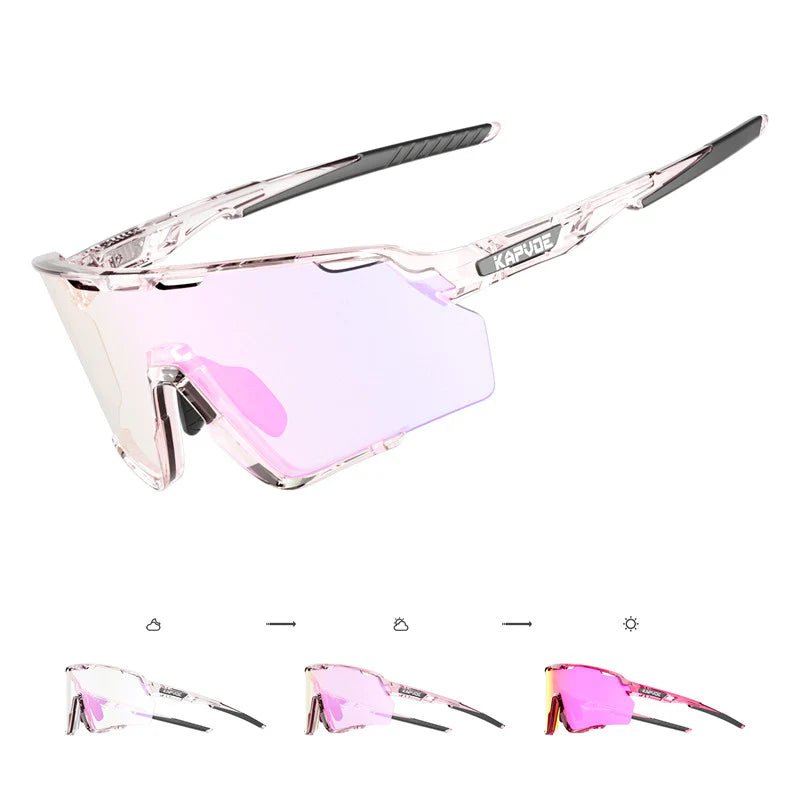 Kapvoe X170 Color Changing Frames Photochromic Sunglasses | The Bike Affair