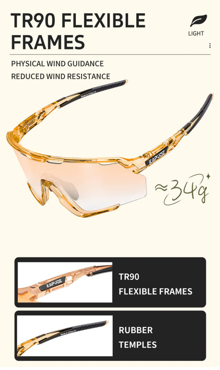 Kapvoe X170 Sports Sunglasses | The Bike Affair