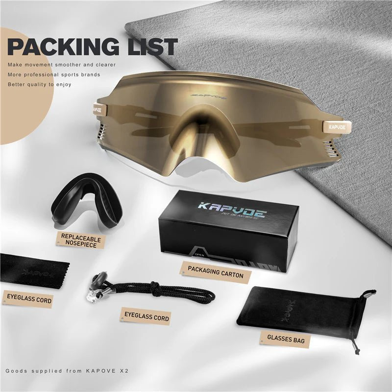 Kapvoe X2 Sports Sunglasses | The Bike Affair