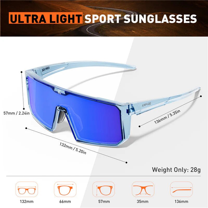 Kapvoe X232 Color Polarized Sunglasses | The Bike Affair