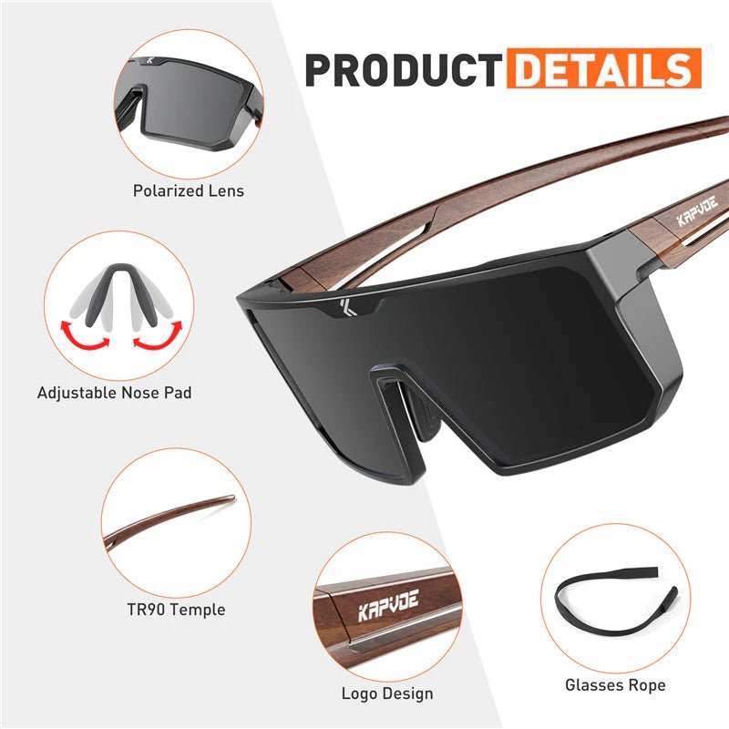 Kapvoe X232 Color Polarized Sunglasses | The Bike Affair