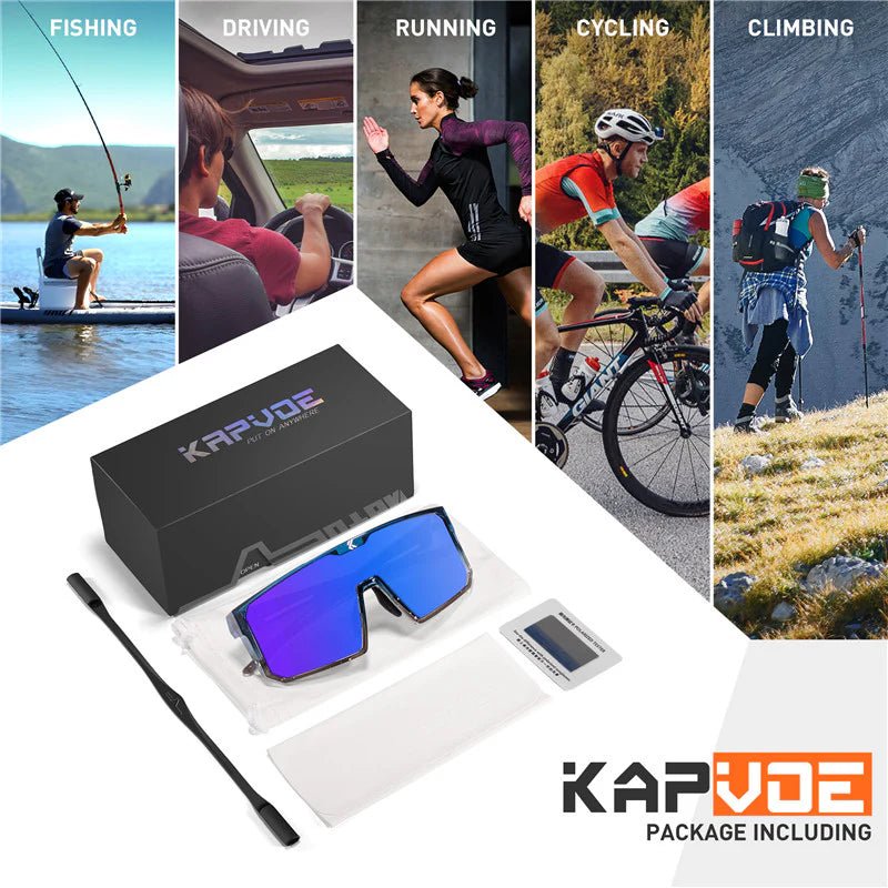 Kapvoe X232 Color Polarized Sunglasses | The Bike Affair