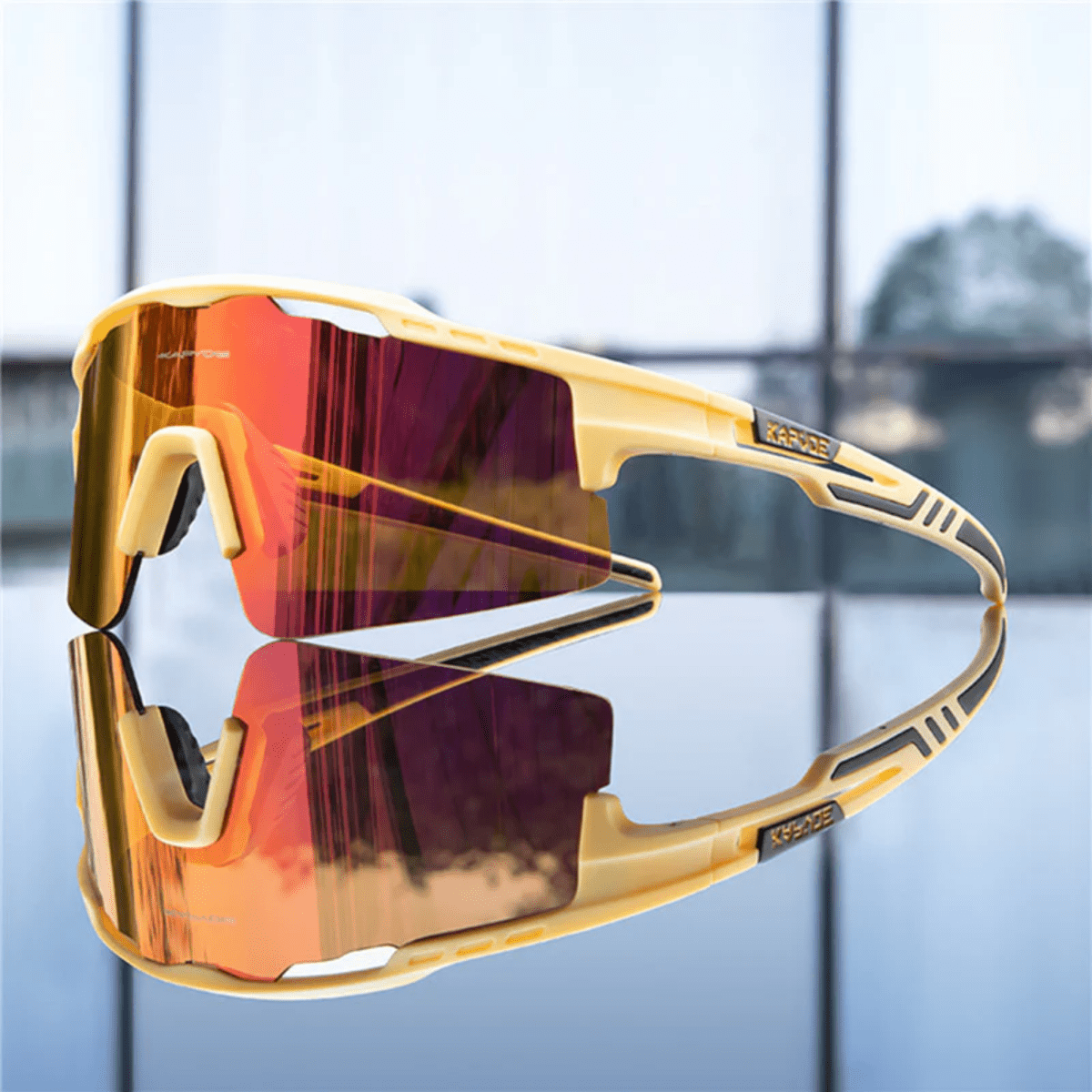 Kapvoe X75 Half Frame Sport Sunglasses | The Bike Affair