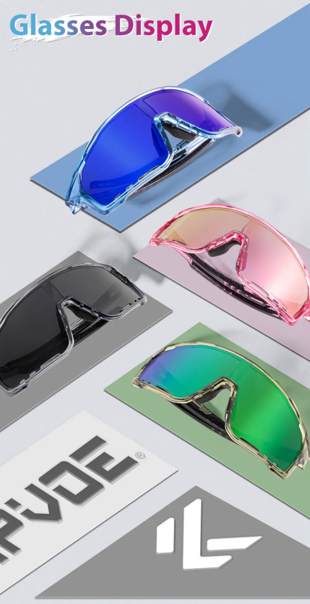 Kapvoe X76 Color Changing Frames Photochromic Sunglasses | The Bike Affair