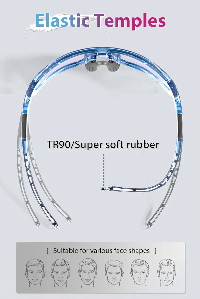 Kapvoe X76 Color Changing Frames Photochromic Sunglasses | The Bike Affair