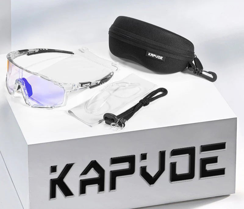 Kapvoe X76 Color Changing Frames Photochromic Sunglasses | The Bike Affair