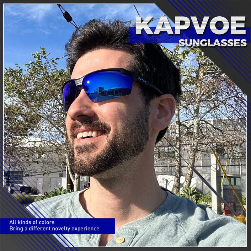 Kapvoe X87 Color Polarized Glasses | The Bike Affair
