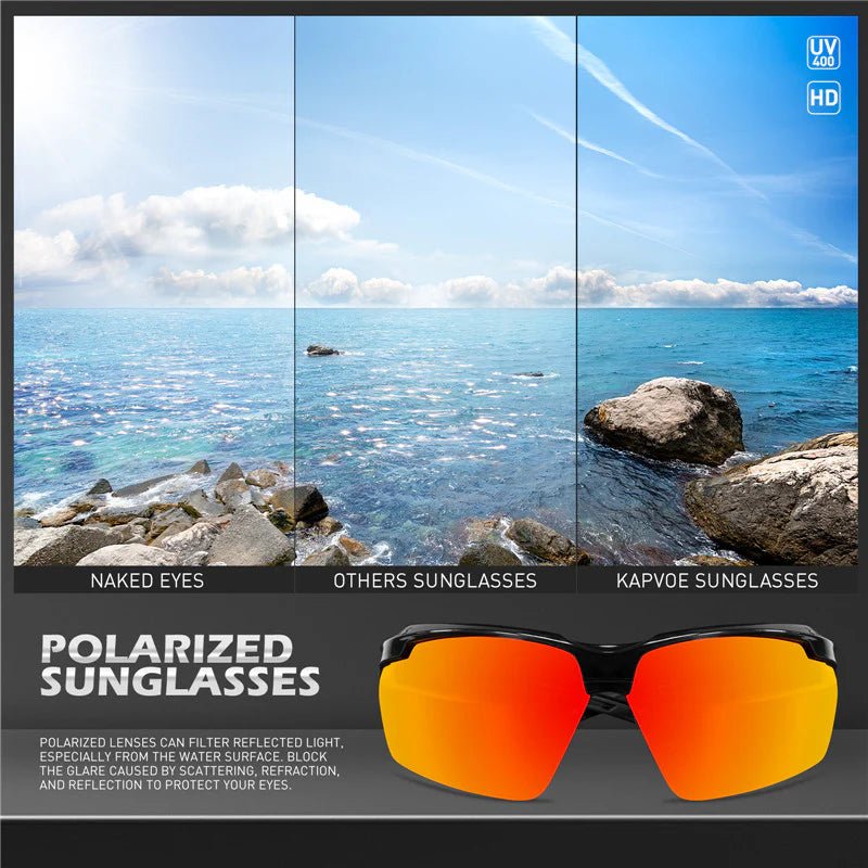 Kapvoe X87 Color Polarized Glasses | The Bike Affair