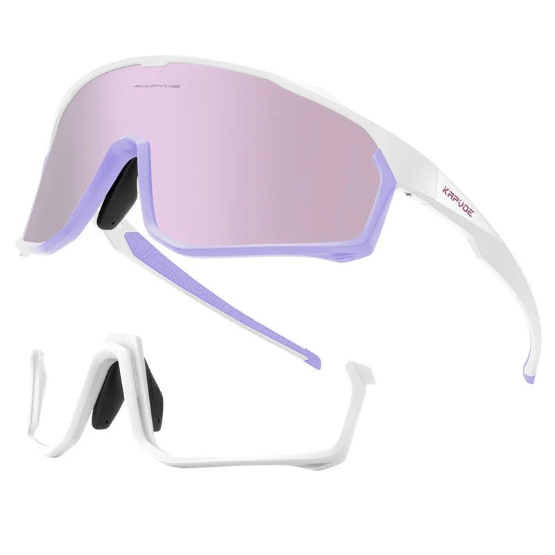 Kapvoe X93 Interchangeable Lower Frame Sunglasses | The Bike Affair