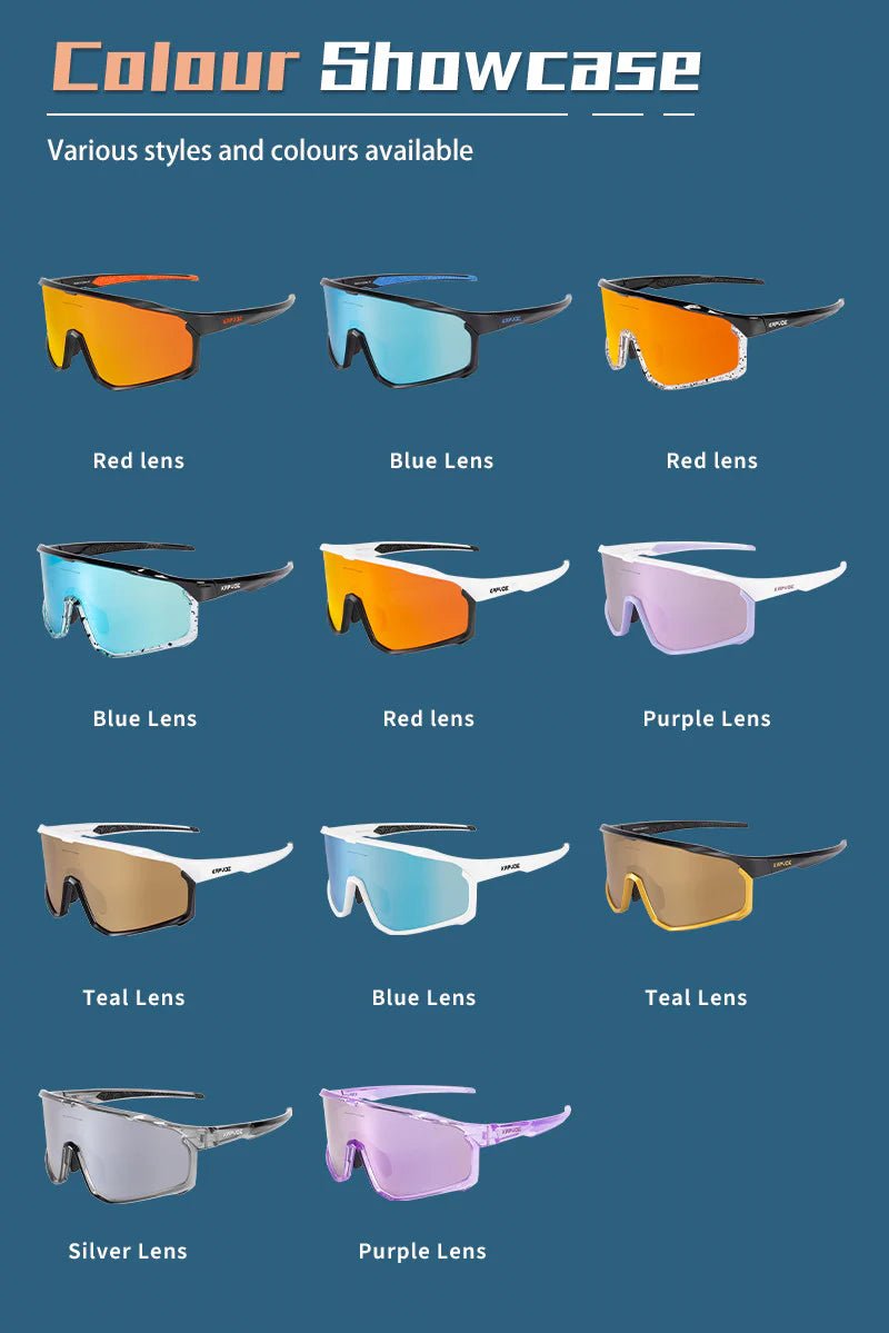 Kapvoe X93 Interchangeable Lower Frame Sunglasses | The Bike Affair