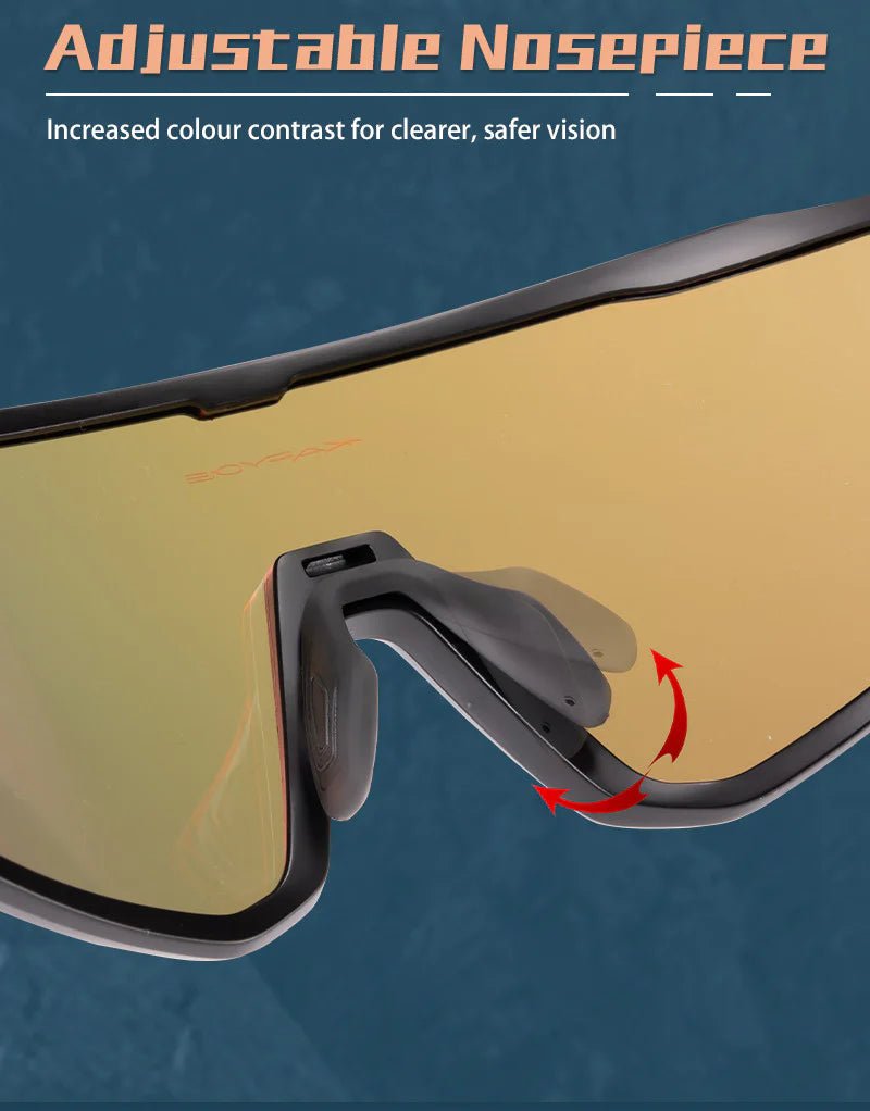 Kapvoe X93 Interchangeable Lower Frame Sunglasses | The Bike Affair