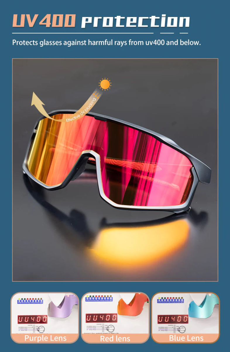 Kapvoe X93 Interchangeable Lower Frame Sunglasses | The Bike Affair