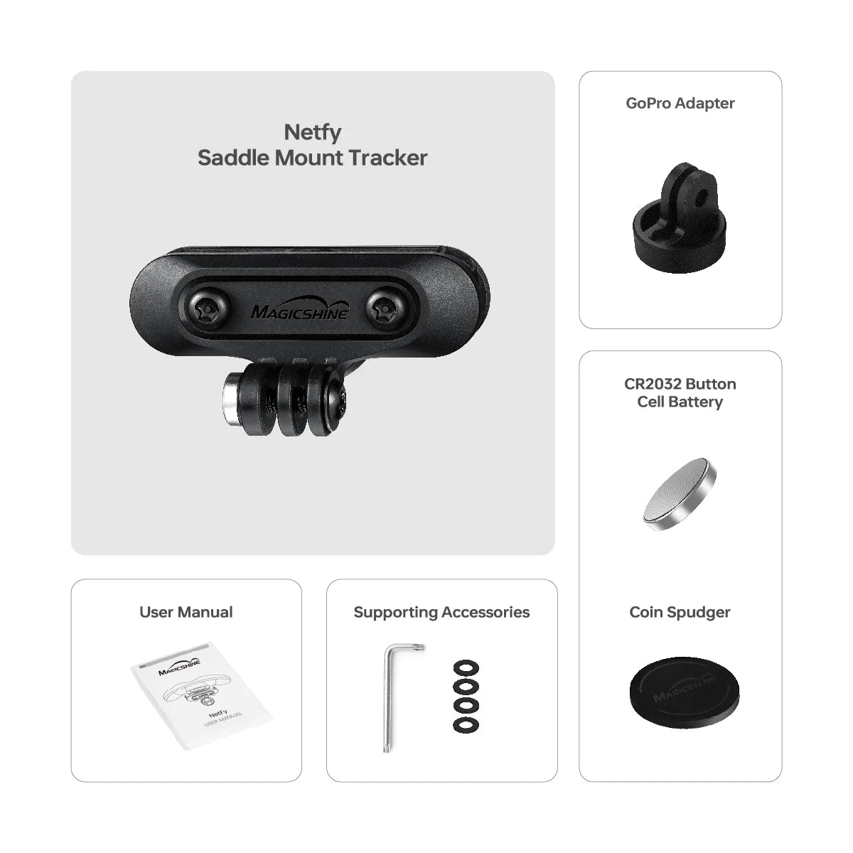Magicshine Netfy Saddle Mount Tracker | The Bike Affair