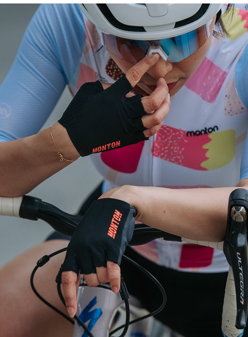 Monton Shadow Half Finger Gloves | The Bike Affair