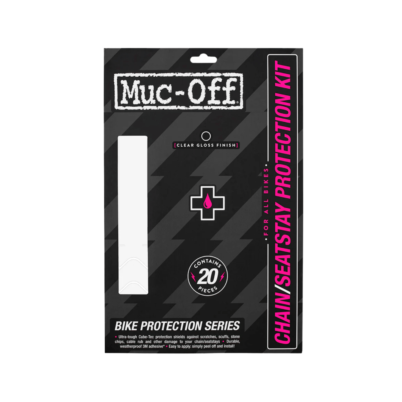 Muc - Off Chainstay/Seatstay Protection Kit - Clear Gloss | The Bike Affair
