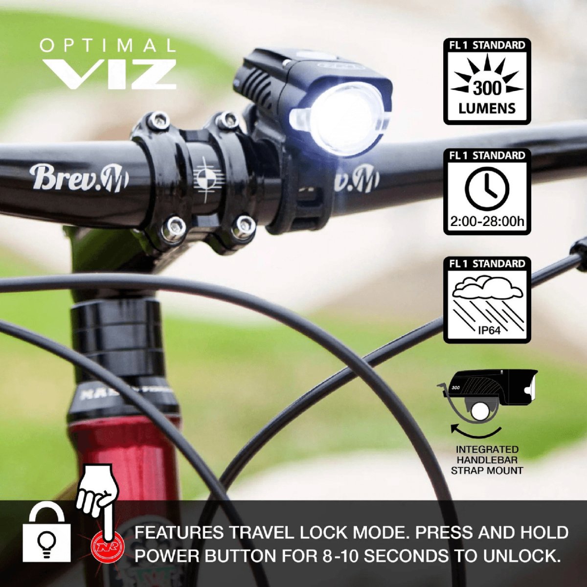 NiteRider Swift 300/Vmax+ Head Light + Tail Light Combo | The Bike Affair