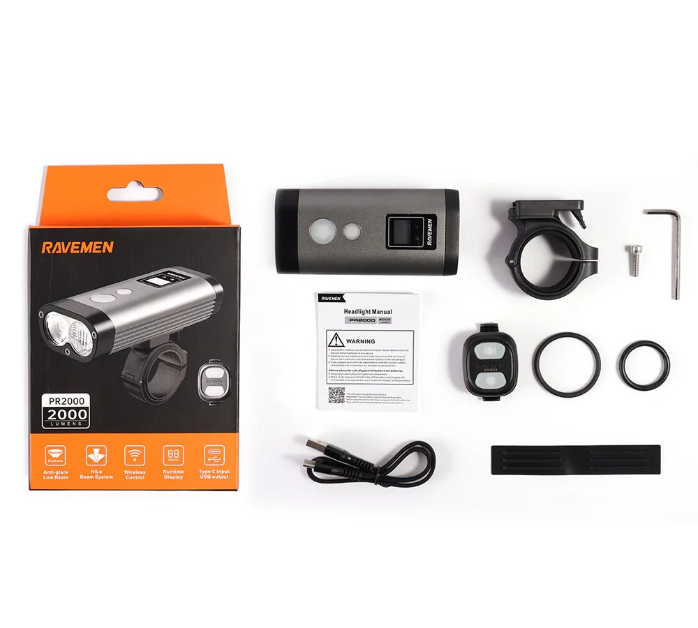 Ravemen PR2000 Headlight | The Bike Affair