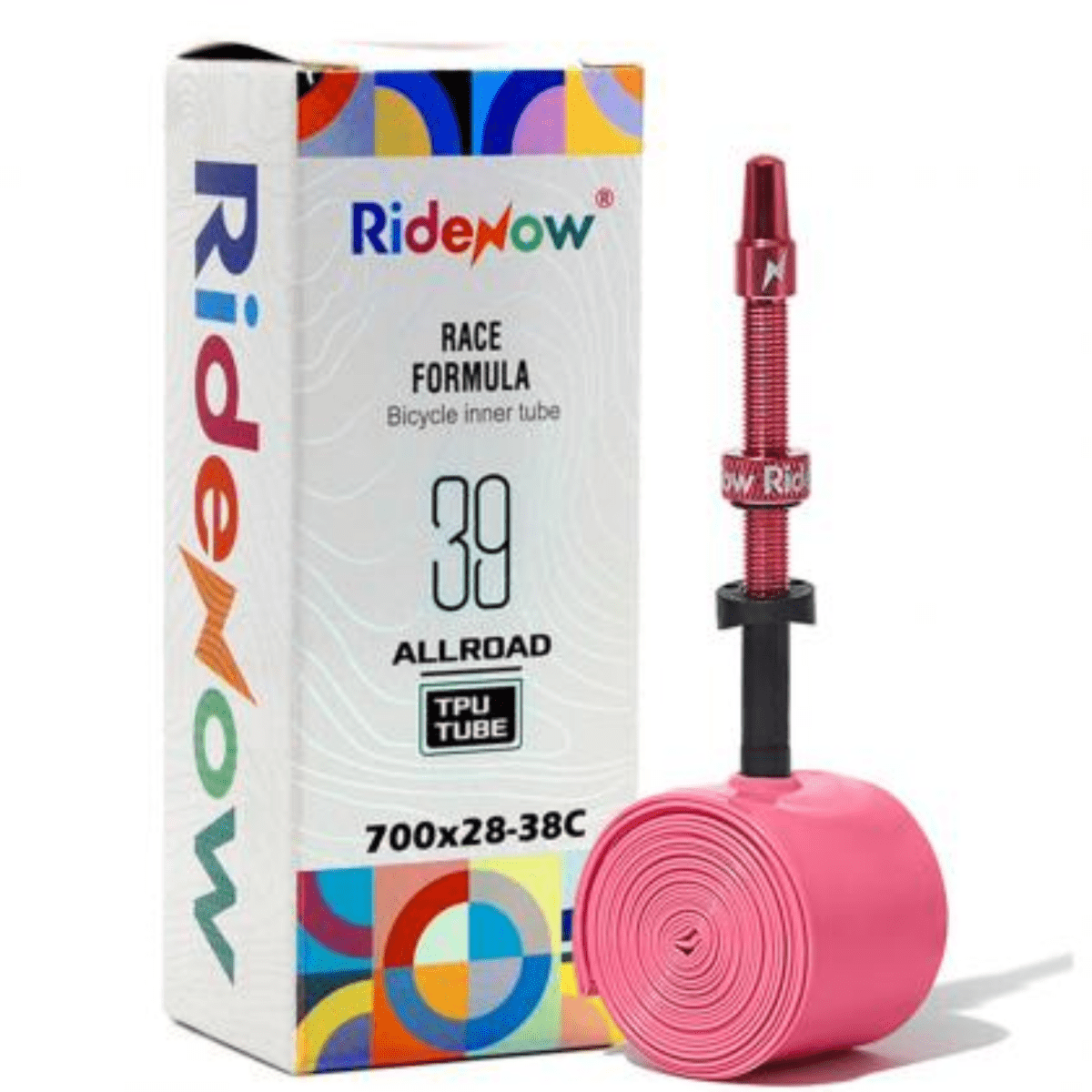 RideNow 700x28 - 38c Light TPU Inner Tube - Alum. Valve 39g | The Bike Affair
