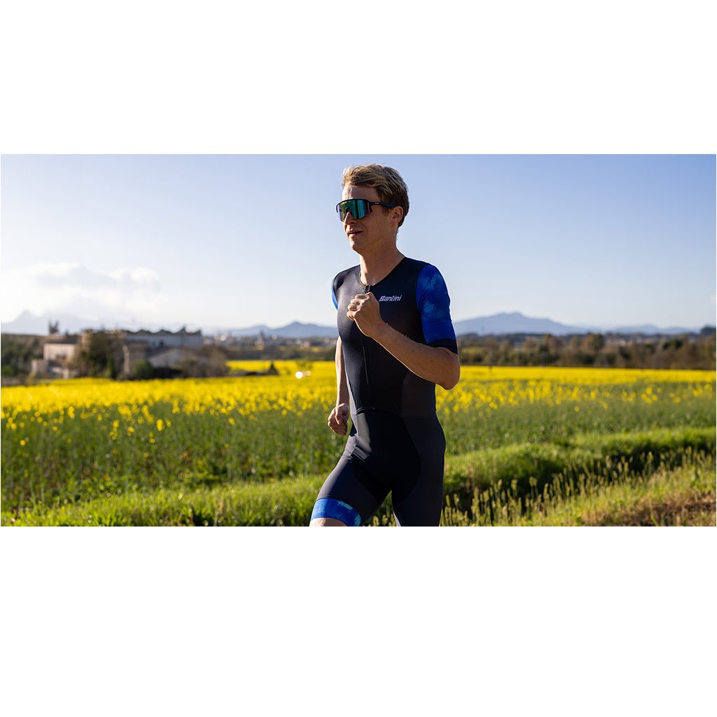 Santini Leaf Aero Short Sleeve Trisuit | The Bike Affair
