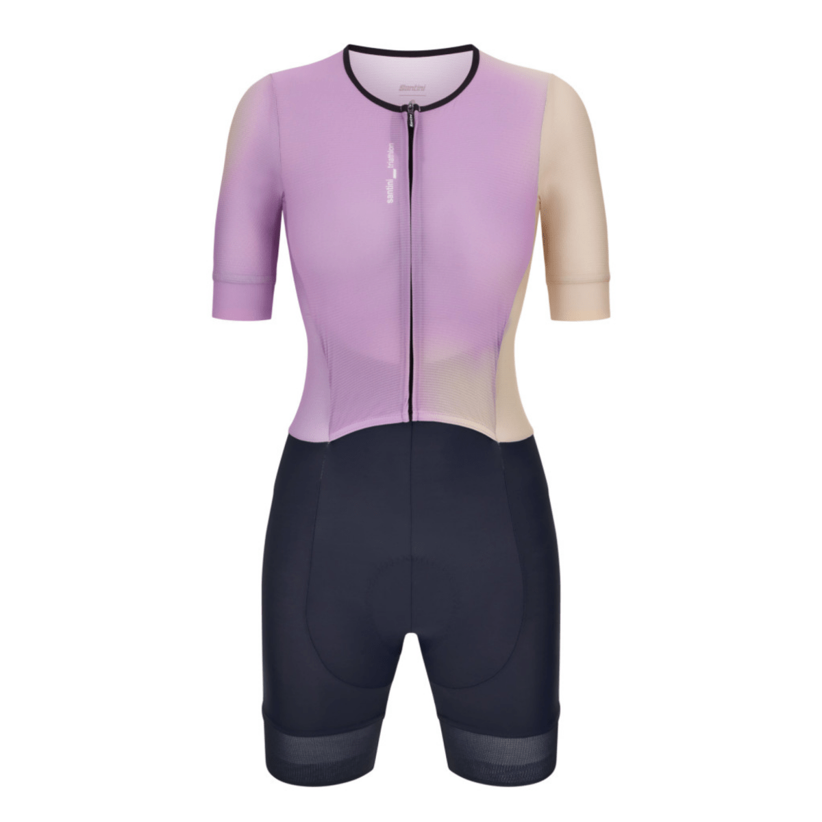 Santini Leaf Short Sleeve Women Trisuit | The Bike Affair