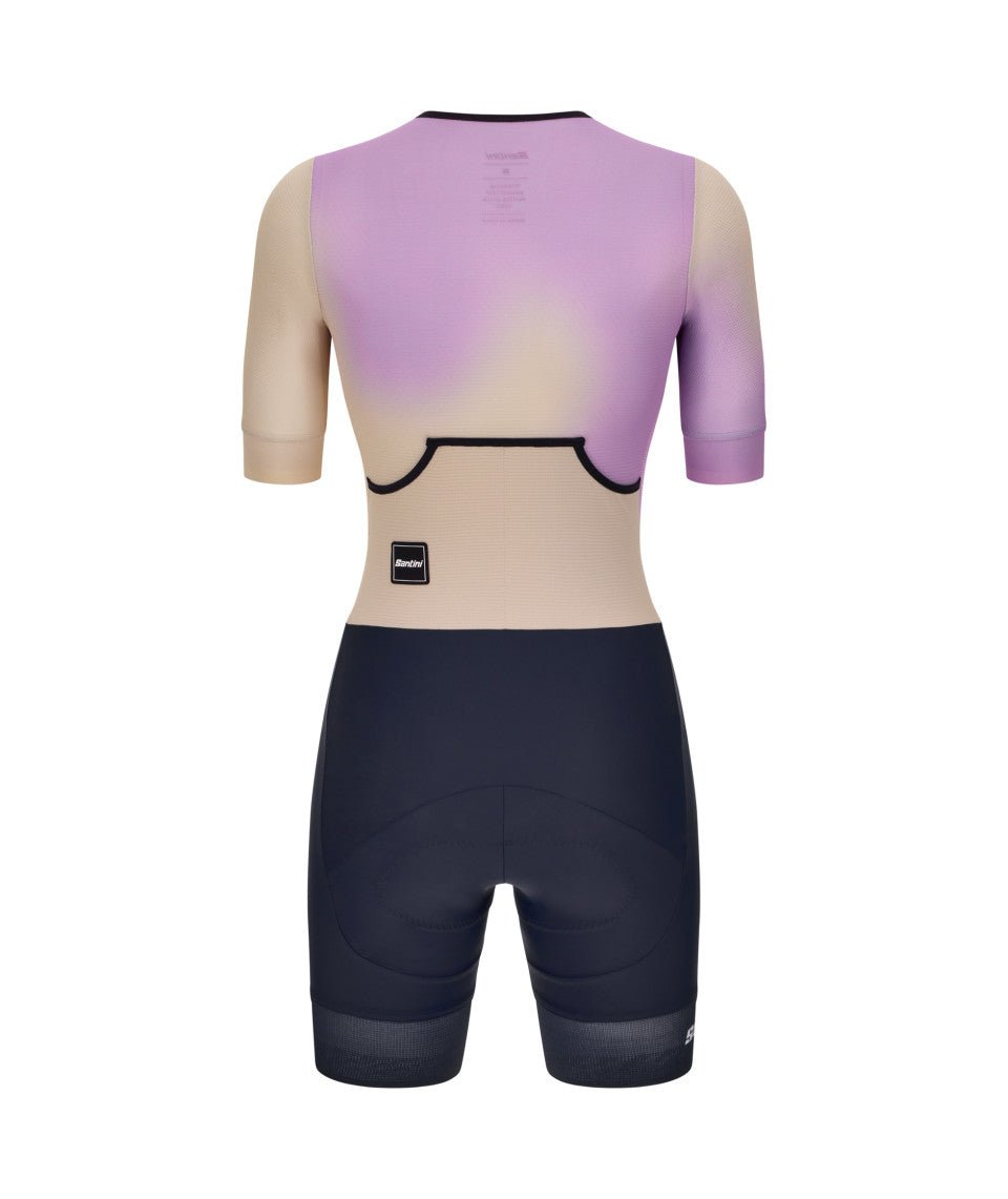 Santini Leaf Short Sleeve Women Trisuit | The Bike Affair