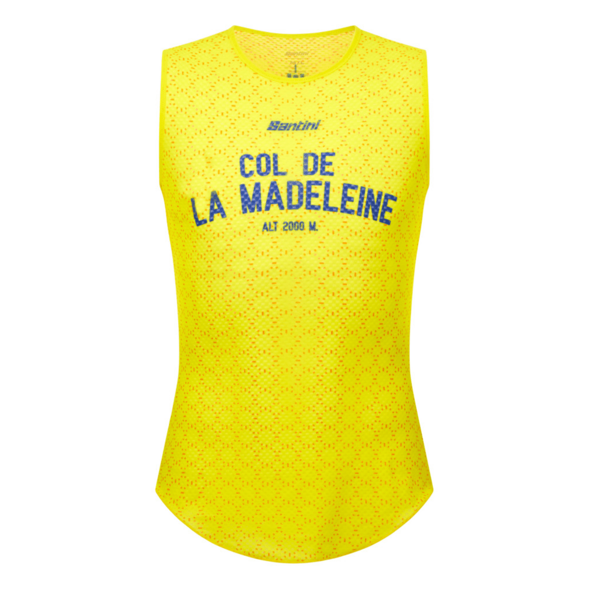 Santini Maillot Jaune Col De La Madeleine Baselayer | The Bike Affair