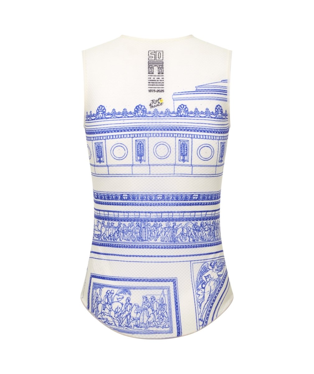 Santini TDF Arrivee Arc De Triomphe Baselayer | The Bike Affair