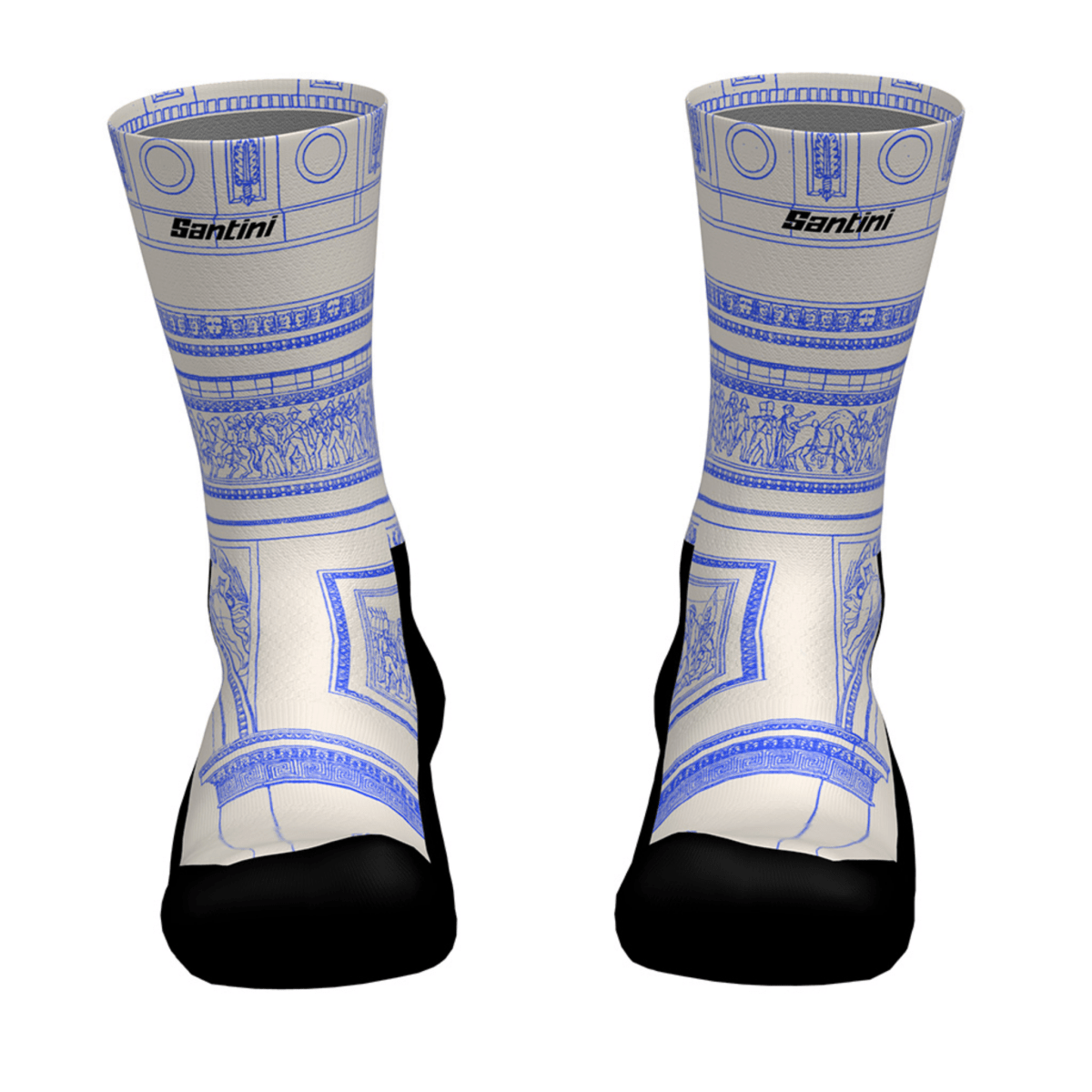 Santini TDF Arrivee Arc De Triomphe Socks | The Bike Affair