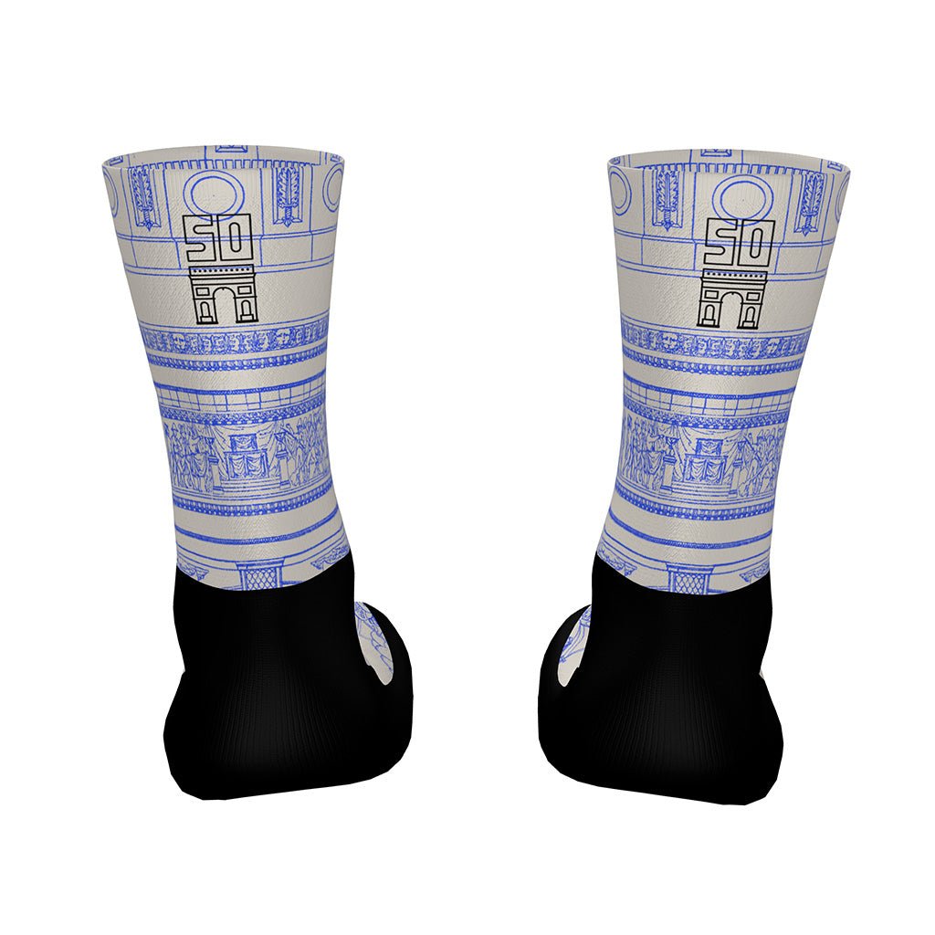 Santini TDF Arrivee Arc De Triomphe Socks | The Bike Affair