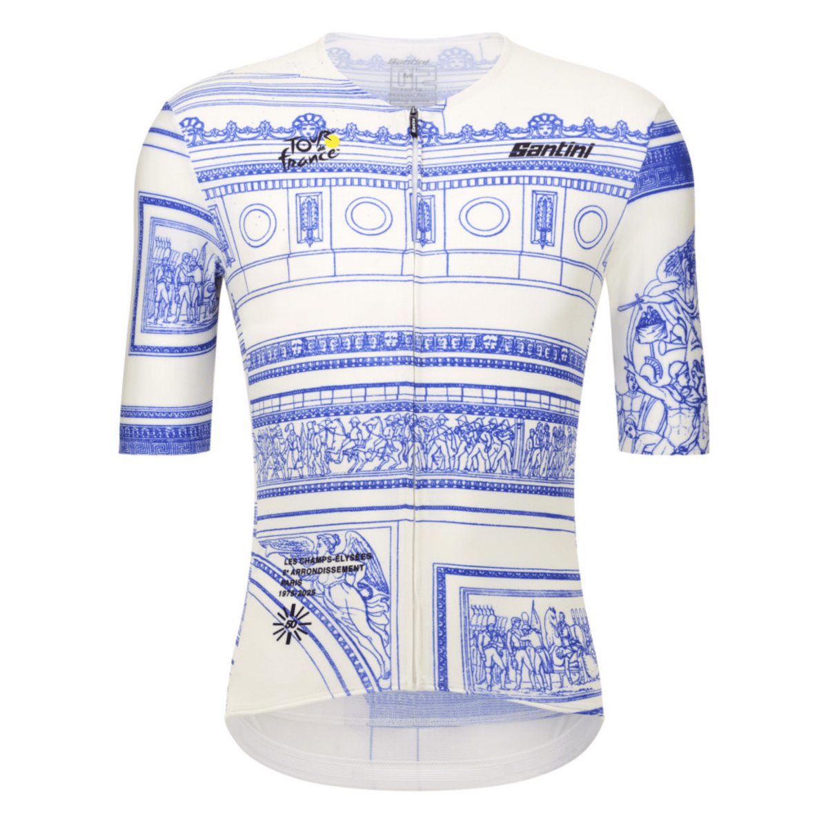 Santini TDF Arrivee Arc De Triomphe Unisex Jersey | The Bike Affair
