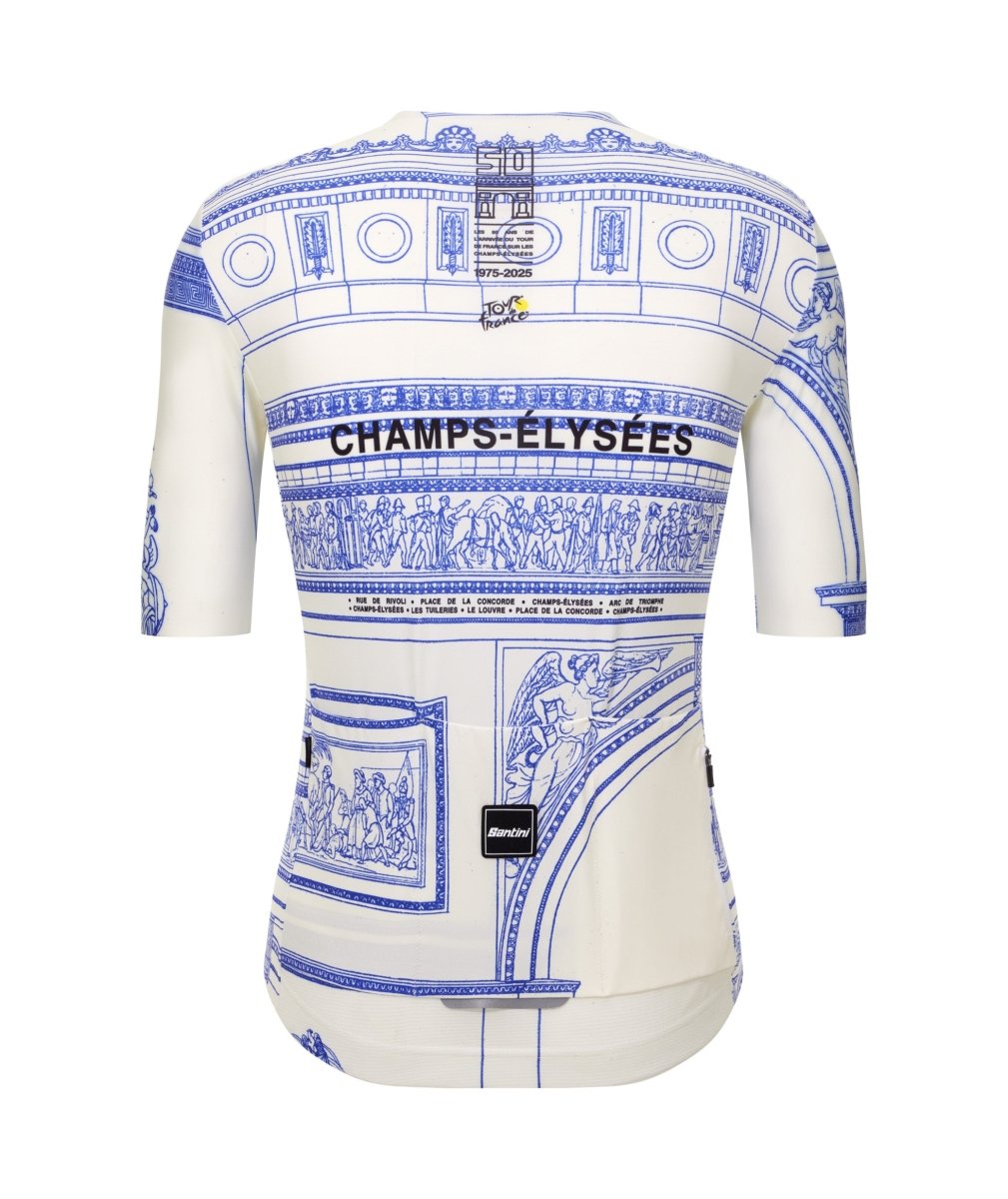 Santini TDF Arrivee Arc De Triomphe Unisex Jersey | The Bike Affair