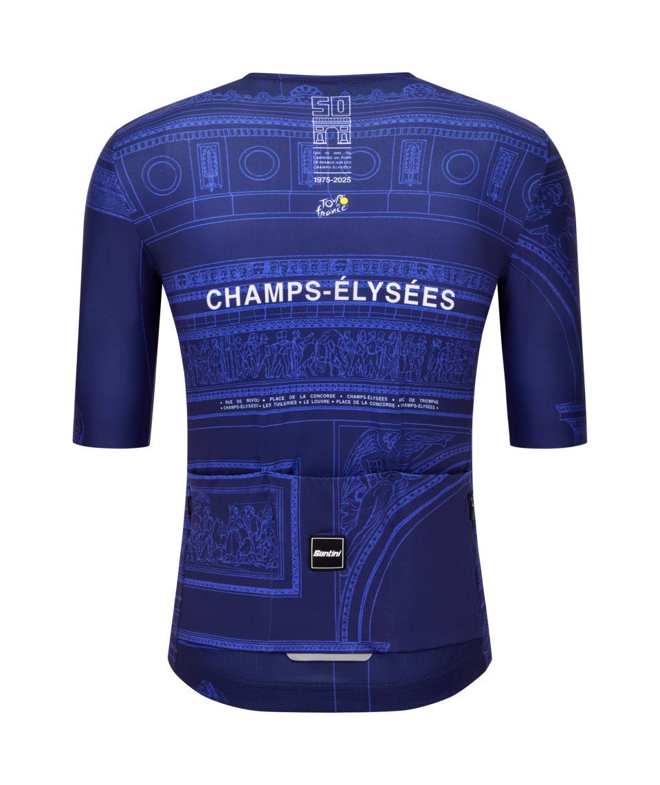Santini TDF Arrivee Arc De Triomphe Unisex Jersey | The Bike Affair