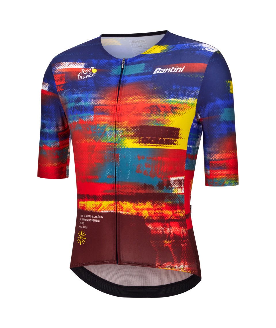 Santini TDF Arrivee Dash Unisex Jersey | The Bike Affair