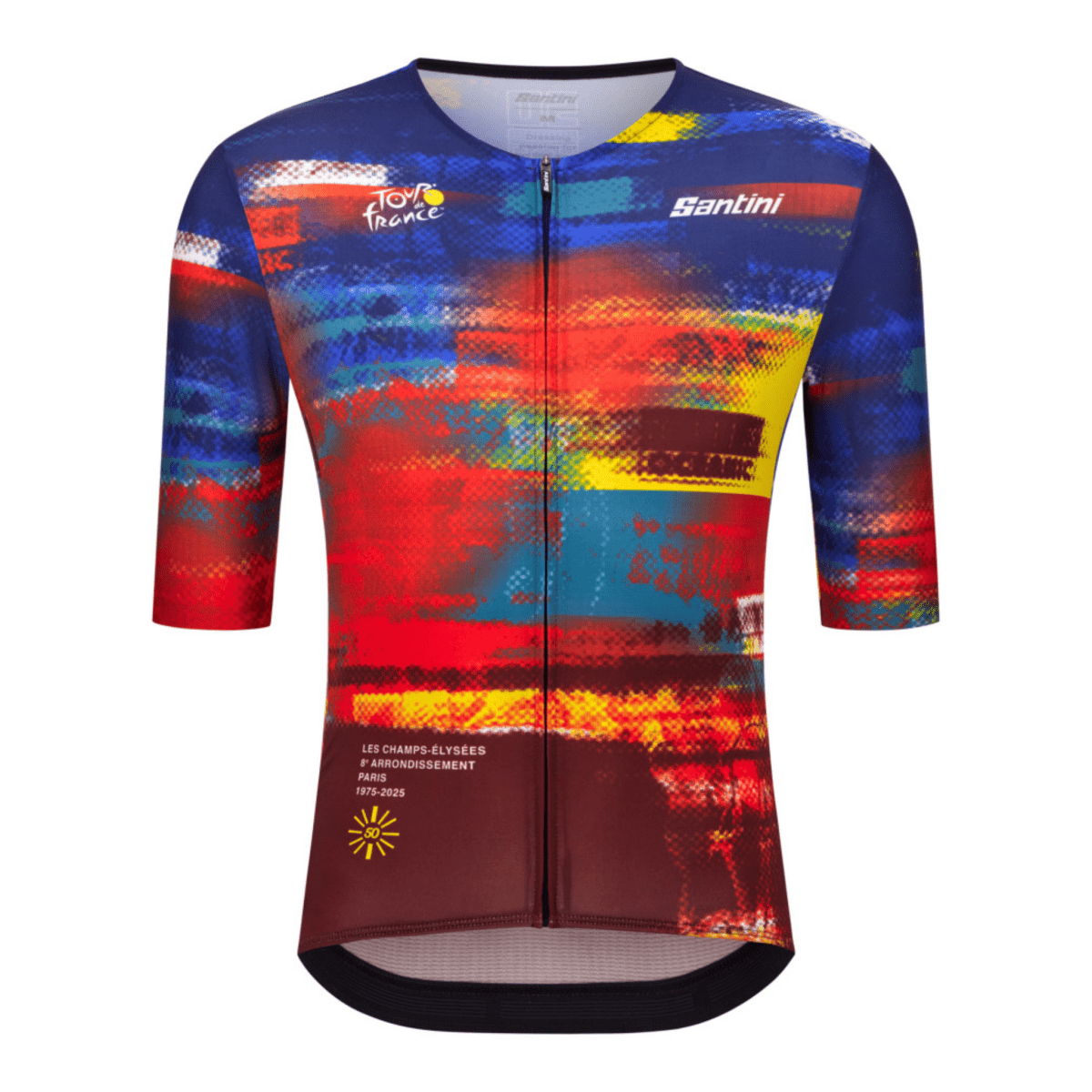 Santini TDF Arrivee Dash Unisex Jersey | The Bike Affair