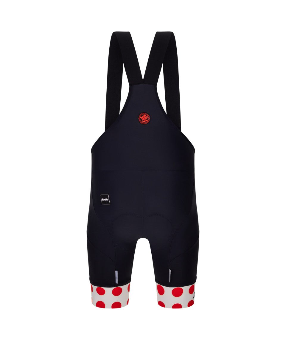 Santini TDF KOM Leader Polka Dot Bibshorts | The Bike Affair