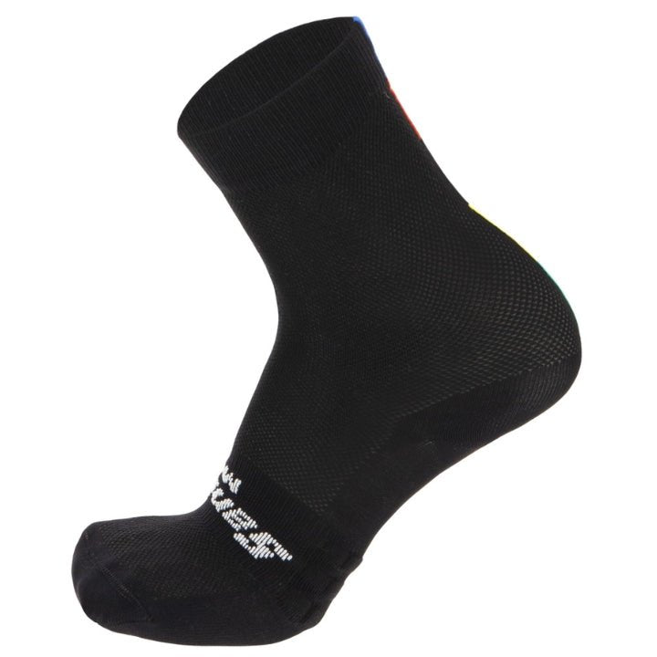 Santini UCI Official Rainbow Socks | The Bike Affair