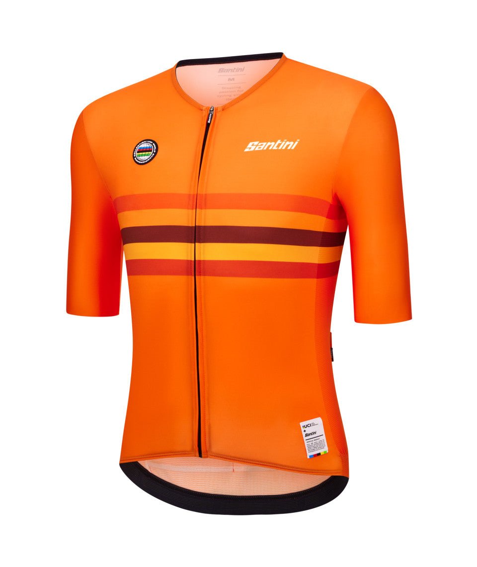 Santini UCI Official World Champion Nations Line Unisex Jersey - Netherlands | The Bike Affair