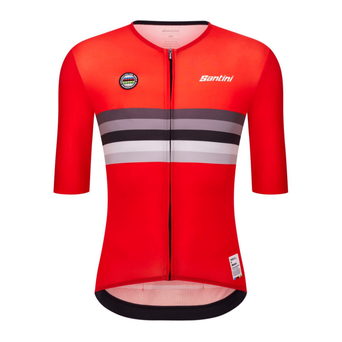 Santini UCI Official World Champion Nations Line Unisex Jersey - Switzerland | The Bike Affair