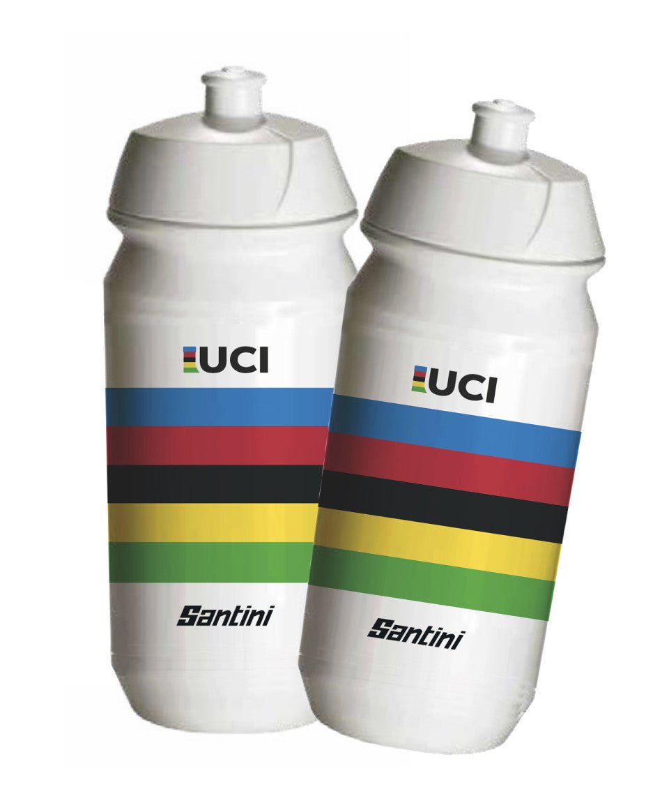 Santini UCI Official World Champion Water Bottle | The Bike Affair