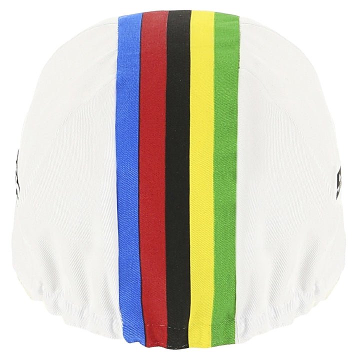 Santini UCI Rainbow Stripes Cycling Cap | The Bike Affair