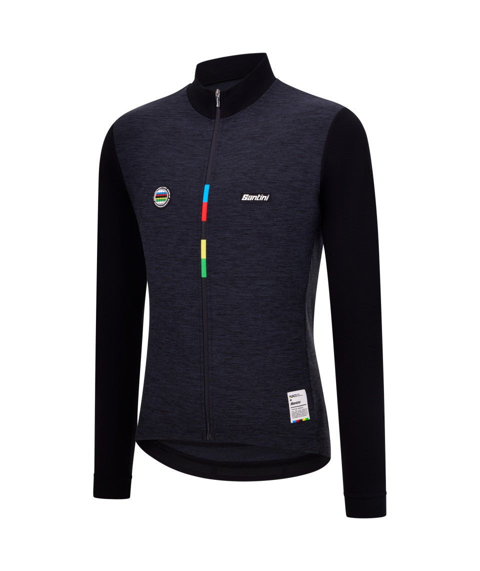 Santini UCI World Champion Mondo Long Sleeve Jersey | The Bike Affair
