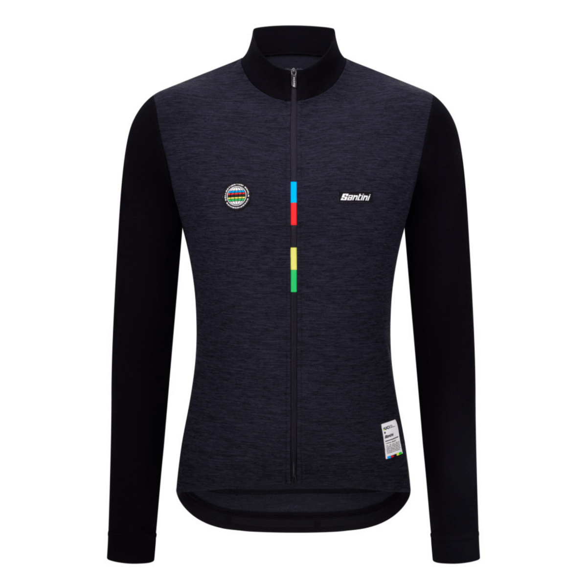 Santini UCI World Champion Mondo Long Sleeve Jersey | The Bike Affair