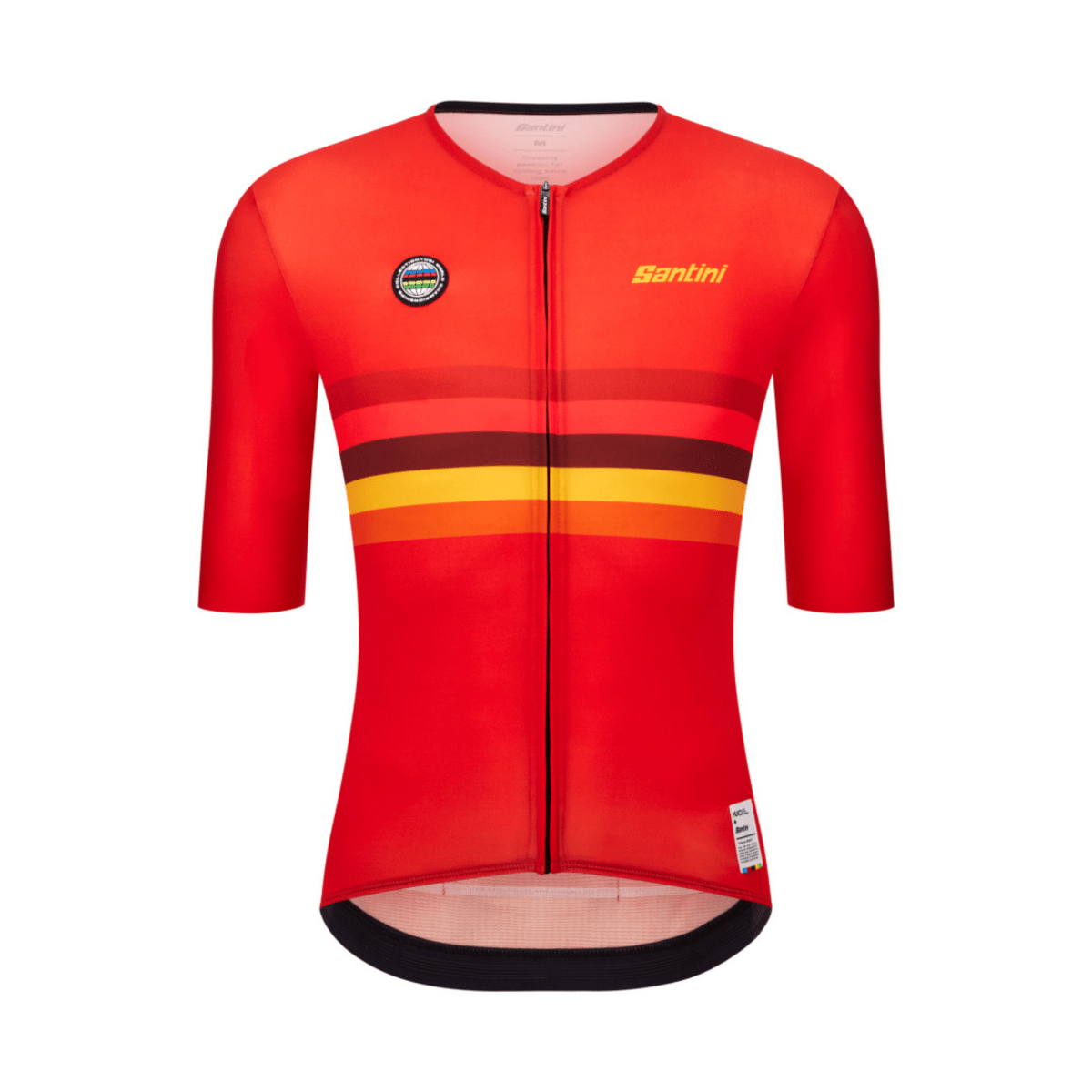 Santini UCI World Champion Nations Line Unisex Jersey - Spain | The Bike Affair