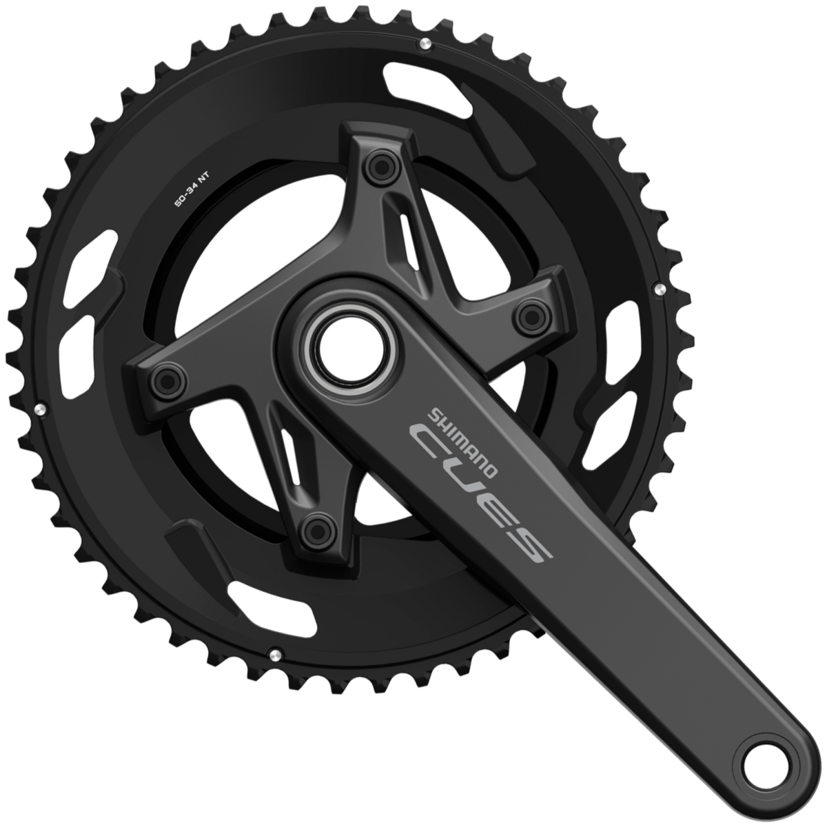 Shimano Cues 2 - Piece FC - U6030 - 2 9/10 - Speed Front Chainwheel | The Bike Affair