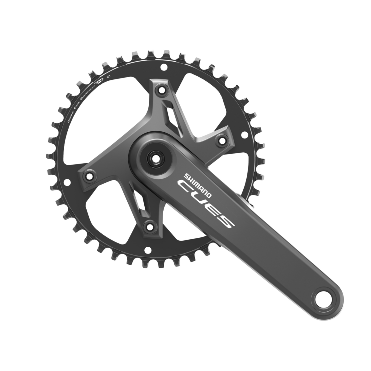 Shimano Cues FC - U6000 - 1 1x9/10/11 - Speed 2 - Piece Front Chainwheel | The Bike Affair