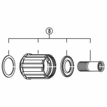 Shimano FH - 2400 Complete Freehub Body | The Bike Affair