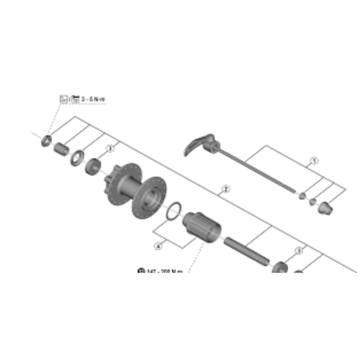 Shimano FH - QC400 Complete Freewheel Body | The Bike Affair